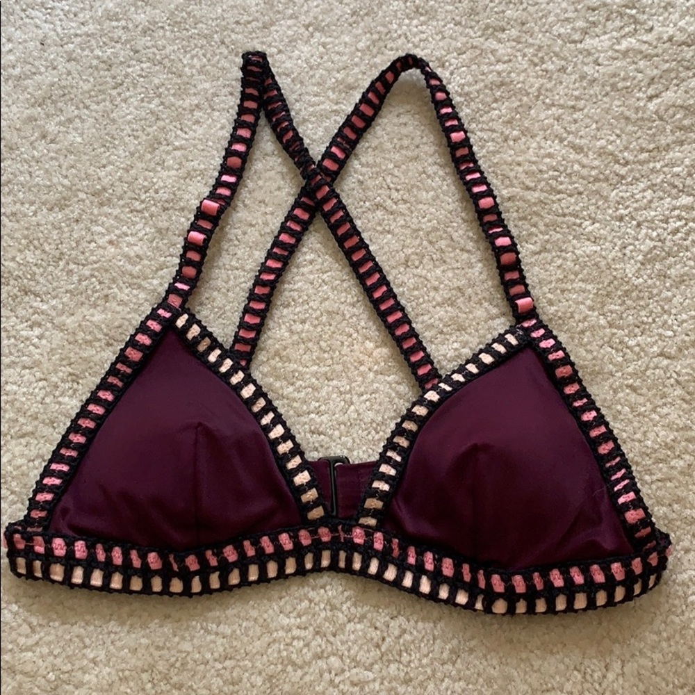 Purple Crochet Victoria’s Secret Bikini Top